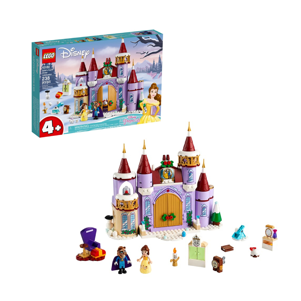 LEGO DISNEY BELLE CASTLE WINTER CELEBRATION 43180 - 1