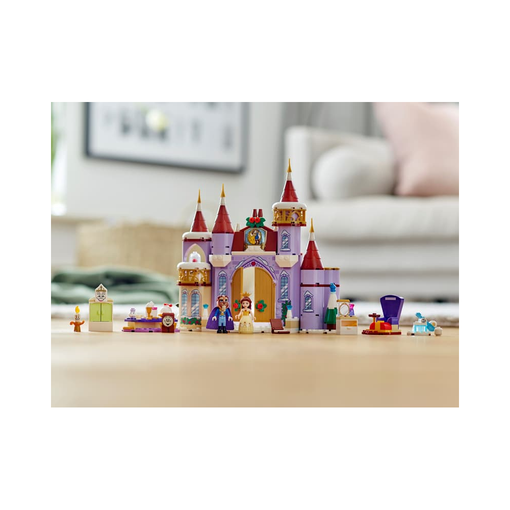 LEGO DISNEY BELLE CASTLE WINTER CELEBRATION 43180 - 4