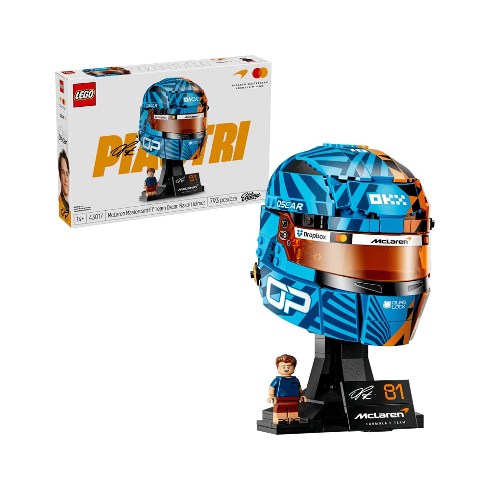 LEGO MCLAREN MASTERCARD F1 TEAM OSCAR PIASTRI HELMET 43017 - 1