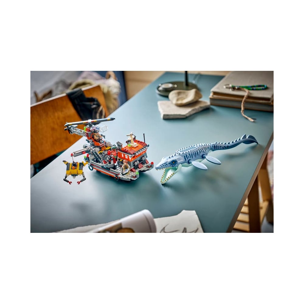 LEGO JURASSIC WORLD MOSASAURUS DINOSAUR BOAT 77983 - 3