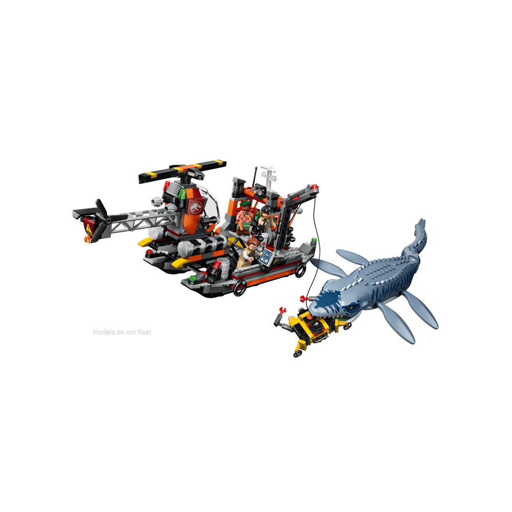 LEGO JURASSIC WORLD MOSASAURUS DINOSAUR BOAT 77983 - 5