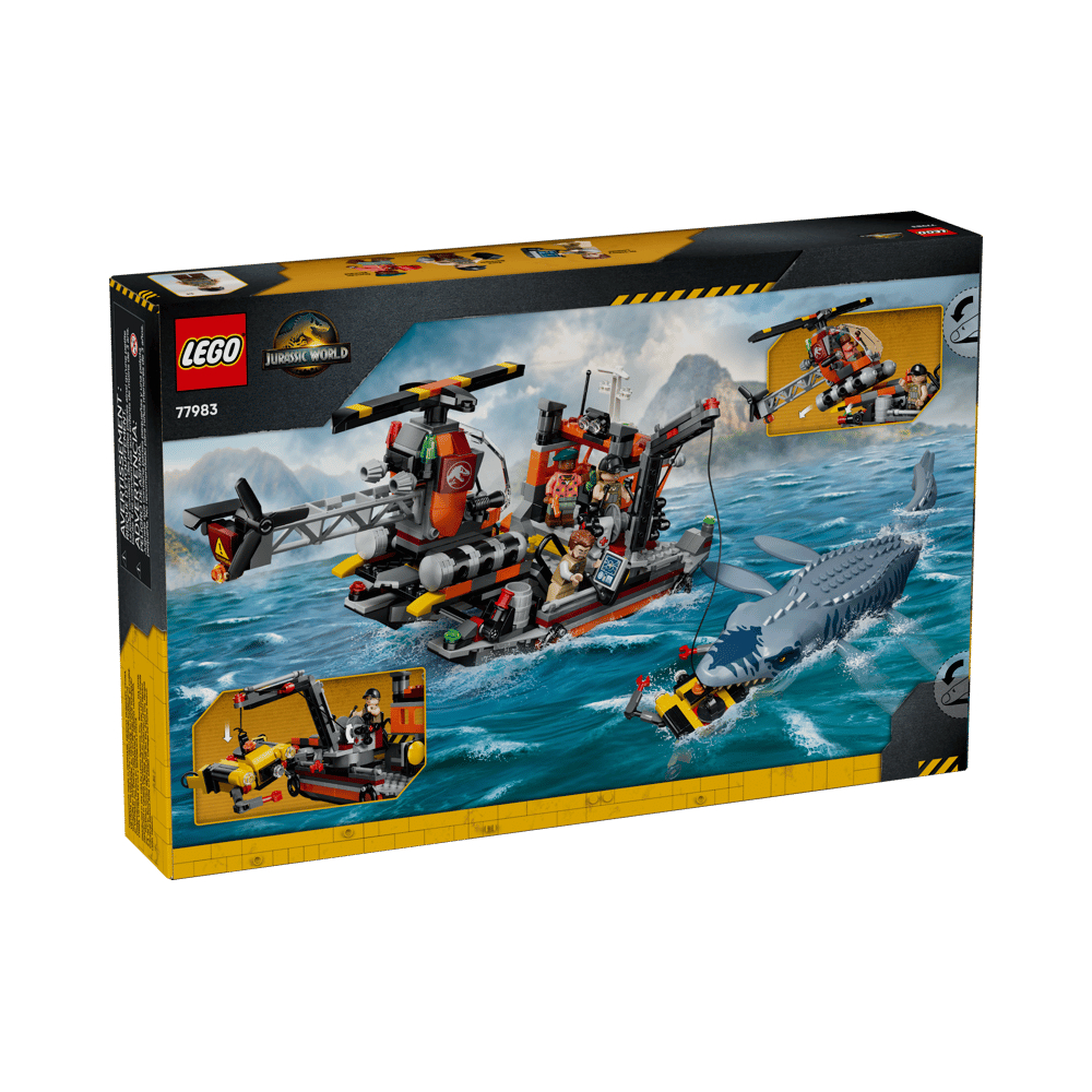 LEGO JURASSIC WORLD MOSASAURUS DINOSAUR BOAT 77983 - 6