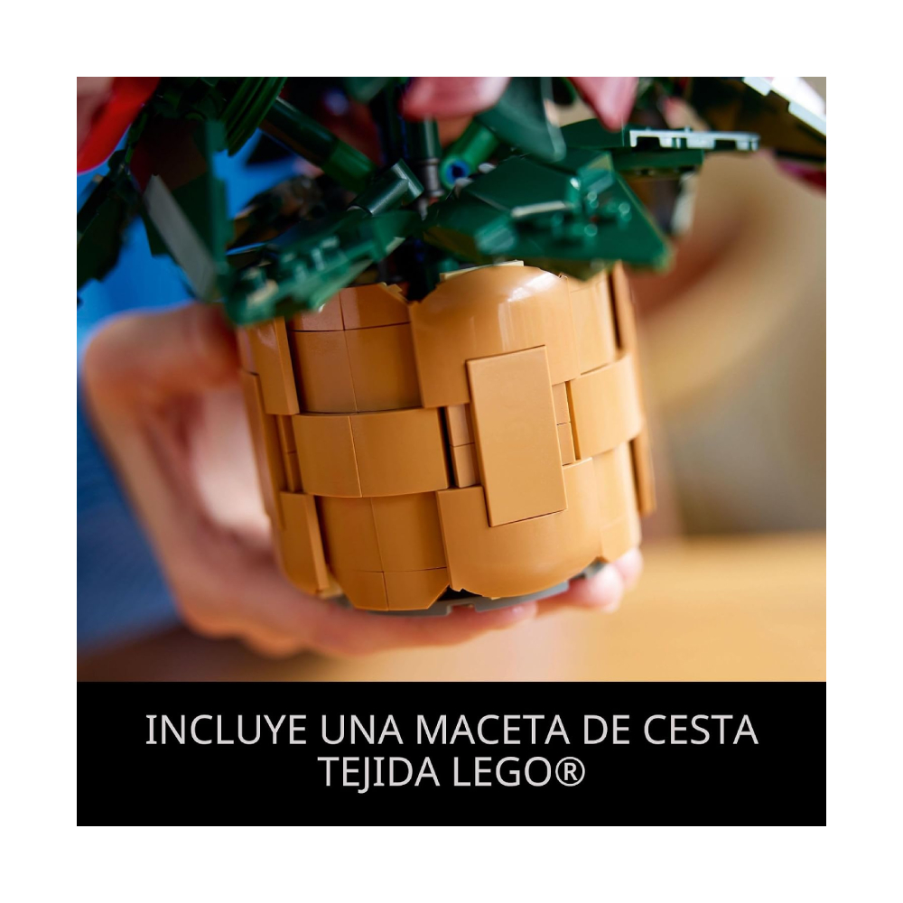 LEGO BOTANICALS POINSETTIA 10370 EXCLUSIVO - 4