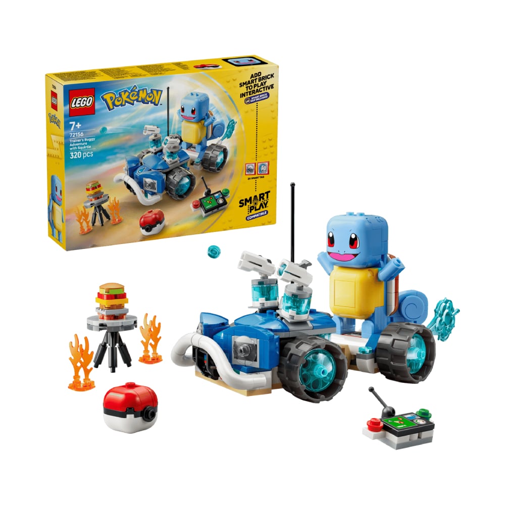 LEGO POKEMON TRAINERS BUGGY WITH SQUIRTLE 72156 - 1