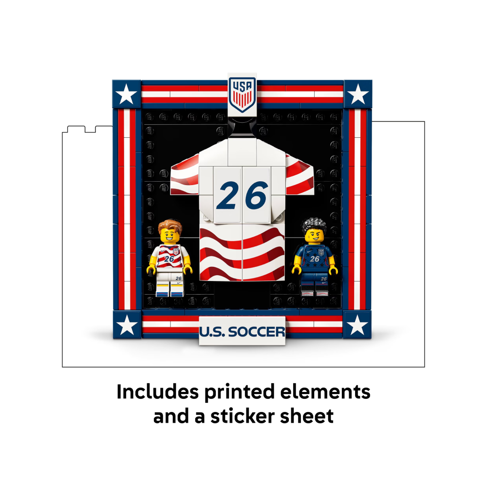 LEGO EDITIONS 2026 US SOCCER NATIONAL TEAM JERSEY 43033 - 3