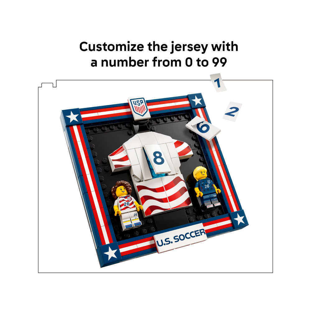 LEGO EDITIONS 2026 US SOCCER NATIONAL TEAM JERSEY 43033 - 4