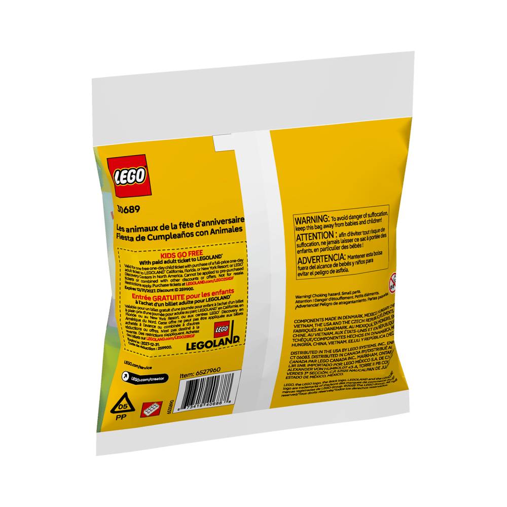 LEGO BIRTHDAY PARTY ANIMALS CREATOR 30689 - 4