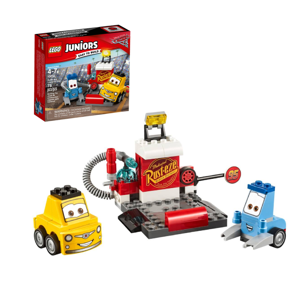 LEGO DISNEY PIXAR CARS 3 GUIDO LUIGI PIT STOP 10732 - 1