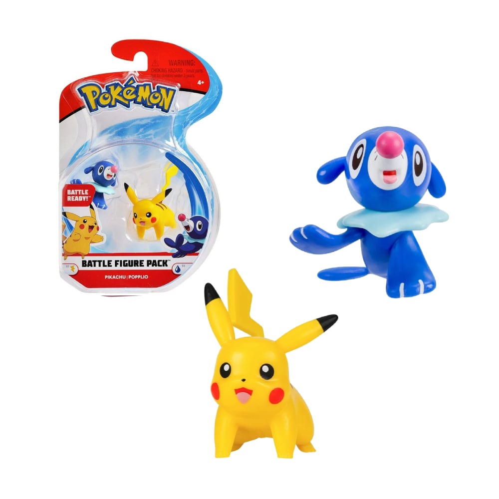 POKEMON JAZWARES POPPLIO PIKACHU PACK - 1
