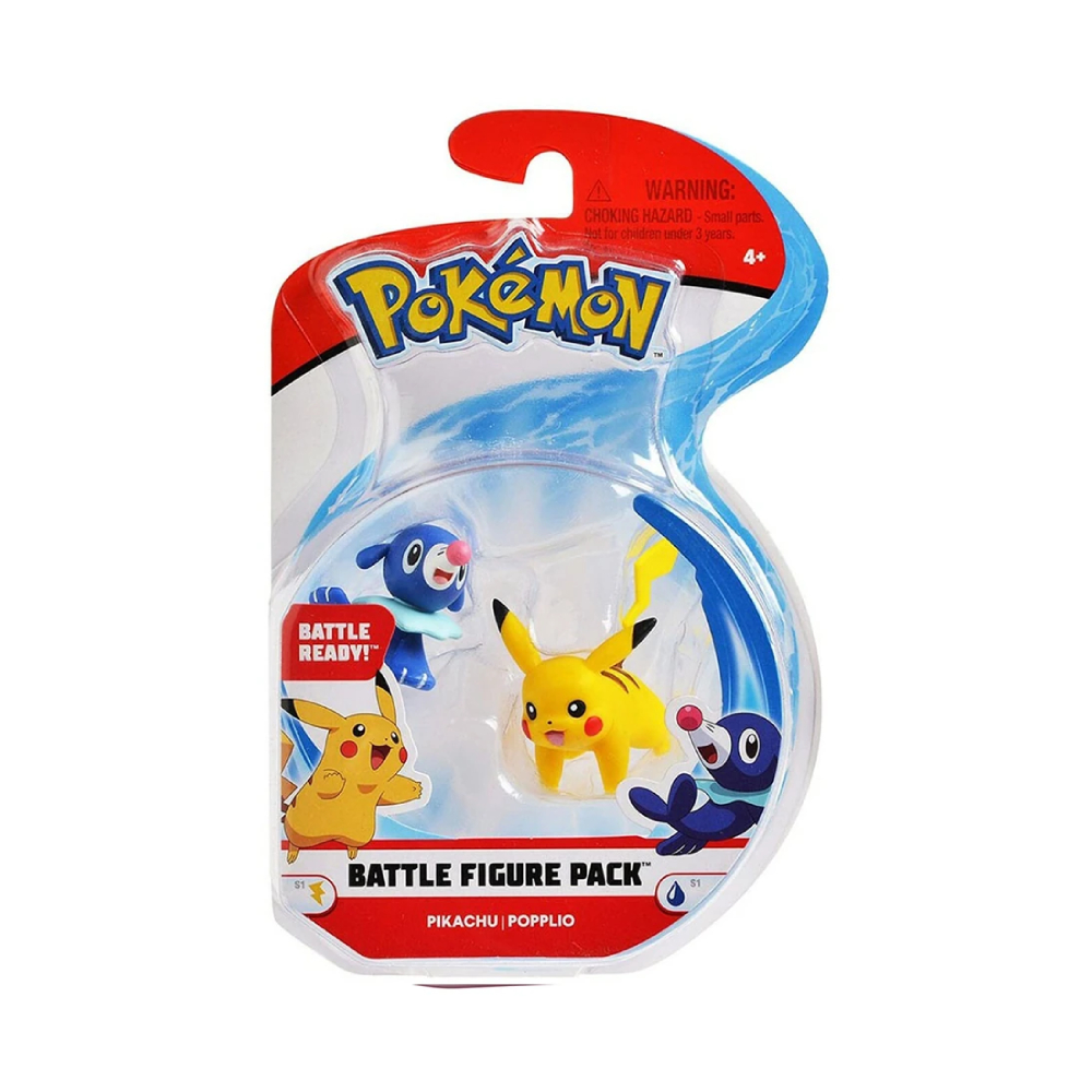 POKEMON JAZWARES POPPLIO PIKACHU PACK - 4