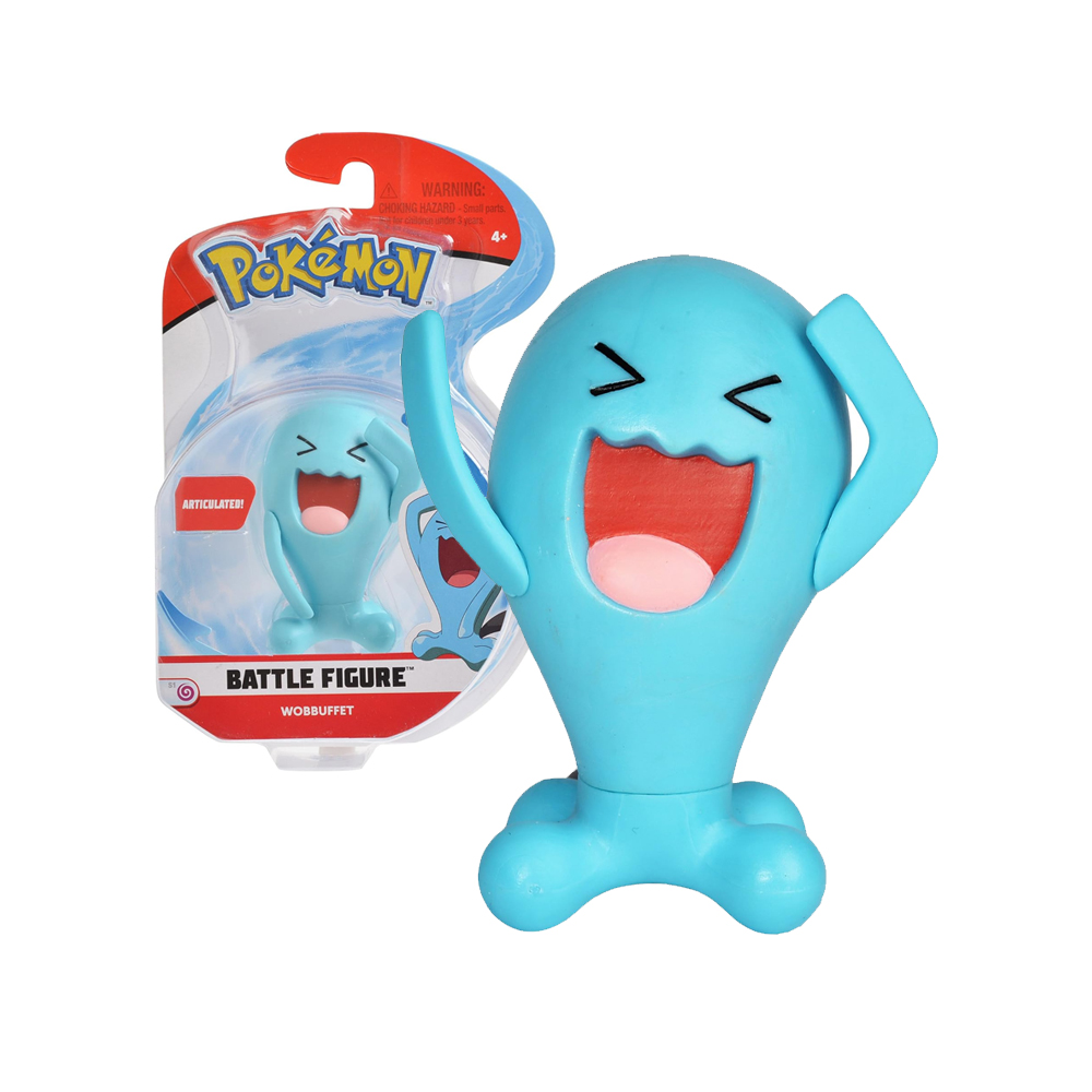 POKEMON JAZWARES WOBBUFFET FIGURA ARTICULABLE - 1