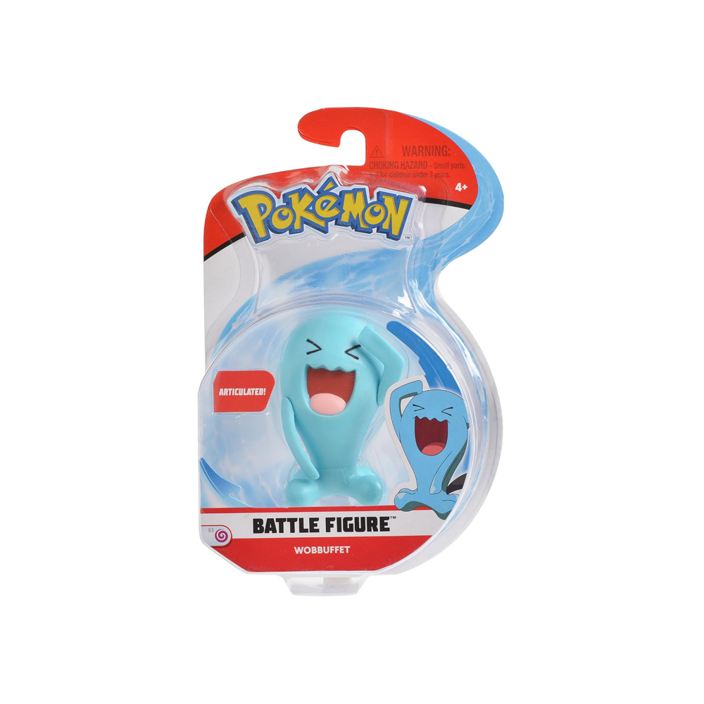 POKEMON JAZWARES WOBBUFFET FIGURA ARTICULABLE - 5