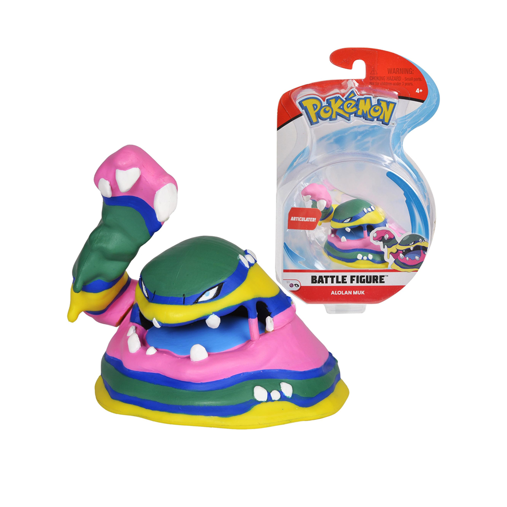 POKEMON FIGURA ALOLAN MUK EXCLUSIVO - 1