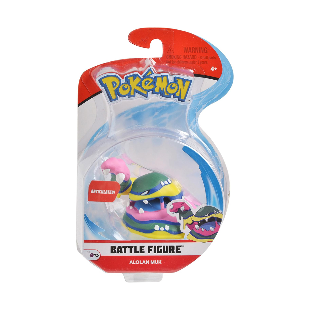 POKEMON FIGURA ALOLAN MUK EXCLUSIVO - 4