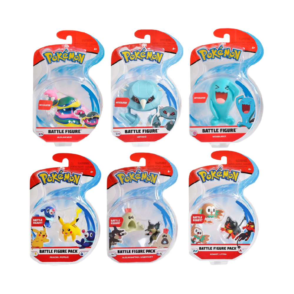POKEMON SET EXCLUSIVO JAZWARES ALOLAN MIX - 1