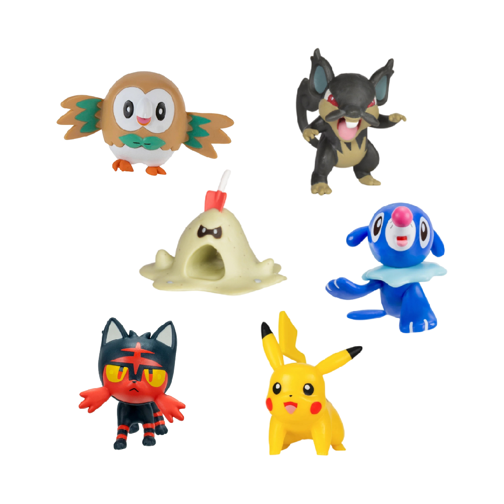 POKEMON SET EXCLUSIVO JAZWARES ALOLAN MIX - 3