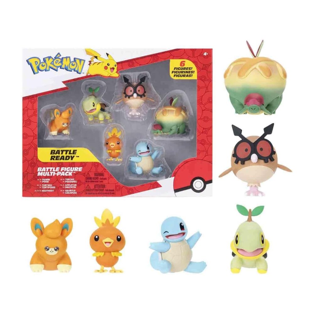 POKEMON JAZWARES MULTIPACK SQURIRTLE AND FRIENDS - 1