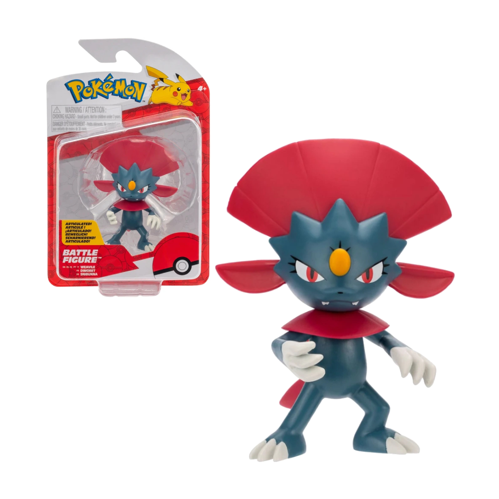 POKEMON FIGURE WEAVILE JAZWARES - 1