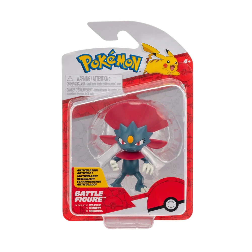 POKEMON FIGURE WEAVILE JAZWARES - 3
