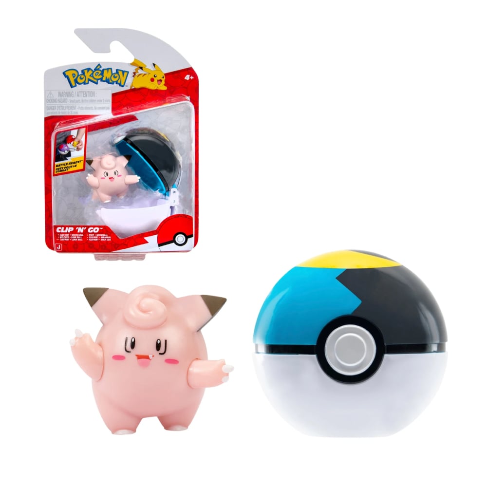 POKEMON CLIP N GO CLEFAIRY CON POKEBOLA - 1