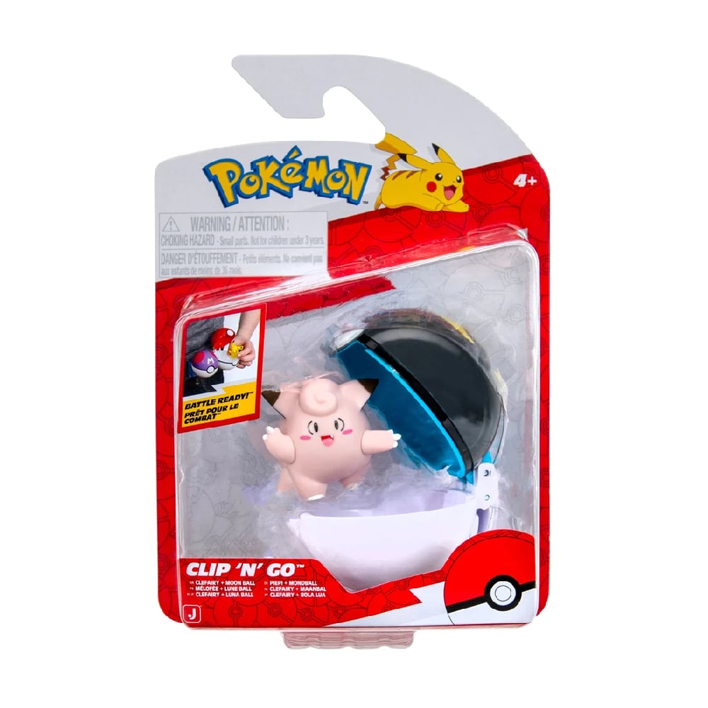 POKEMON CLIP N GO CLEFAIRY CON POKEBOLA - 4