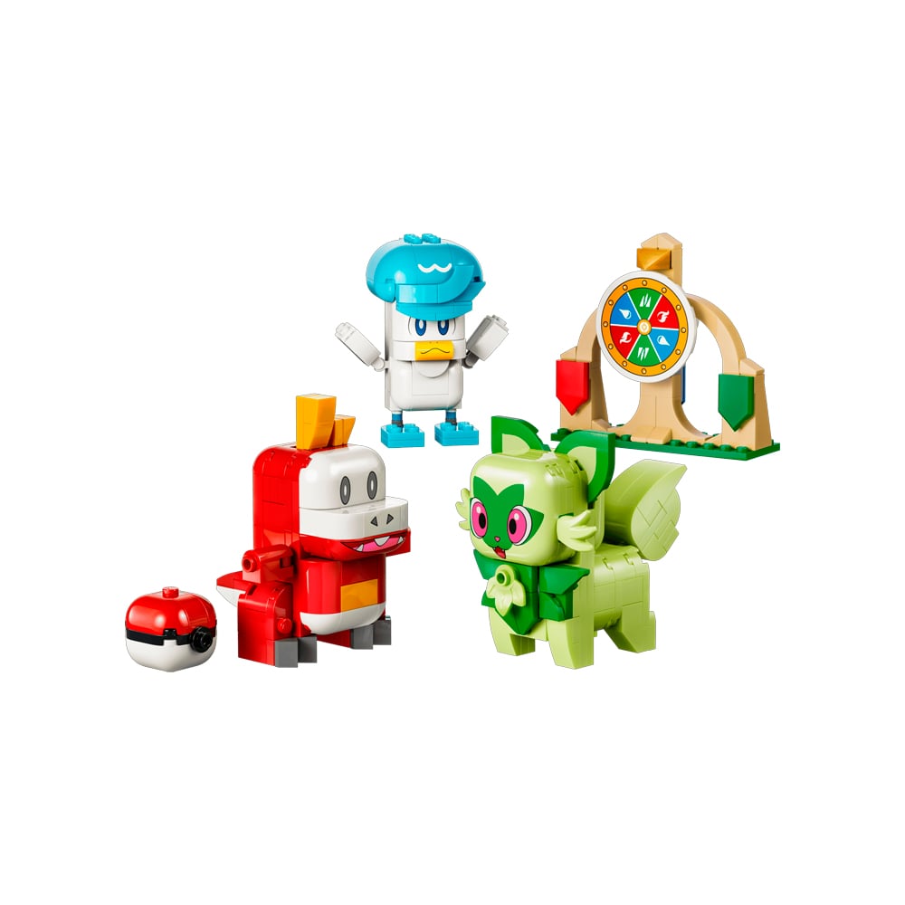 LEGO POKEMON SMART PLAY SPRIGATITO FUECOCO QUAXLY 72158 - 2