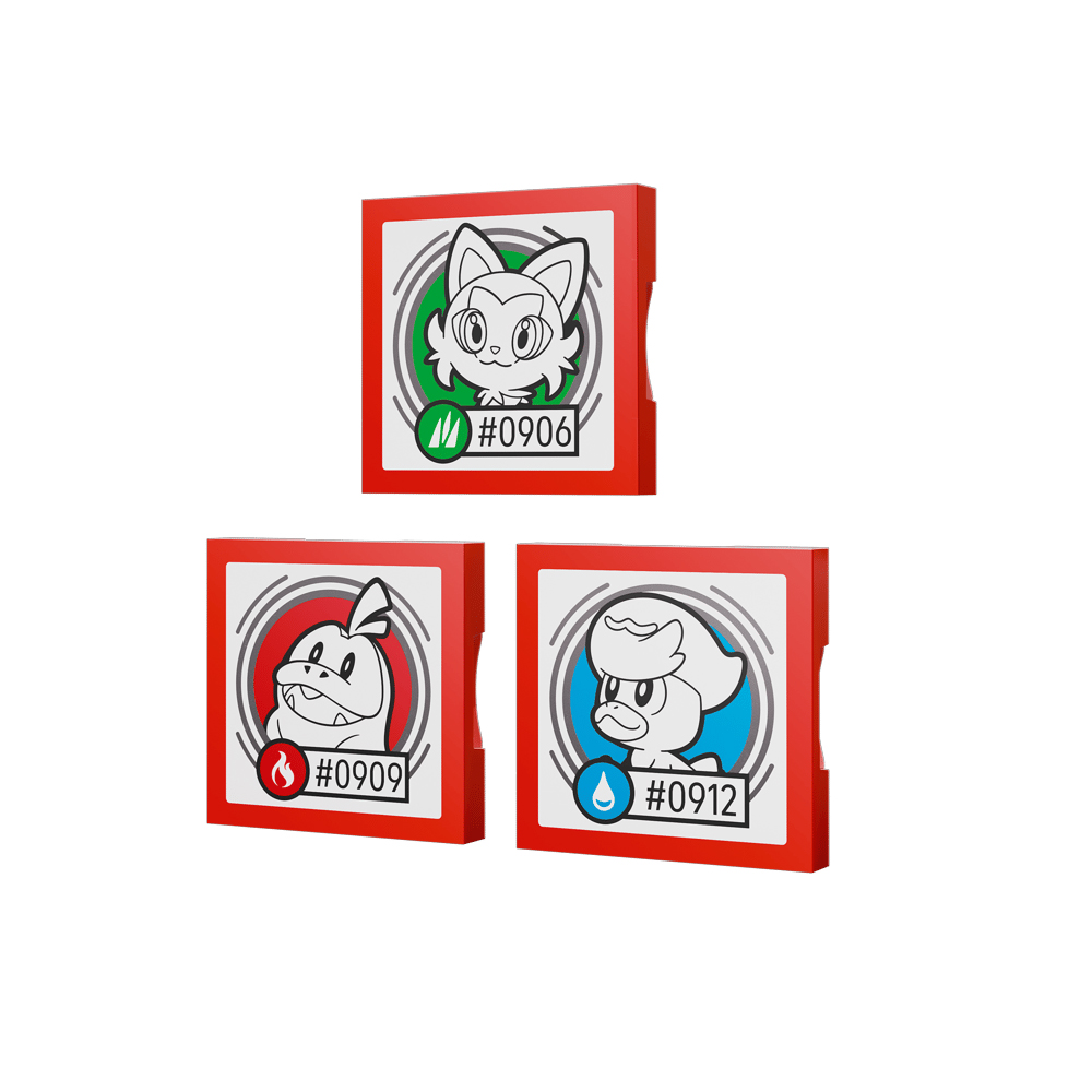 LEGO POKEMON SMART PLAY SPRIGATITO FUECOCO QUAXLY 72158 - 5