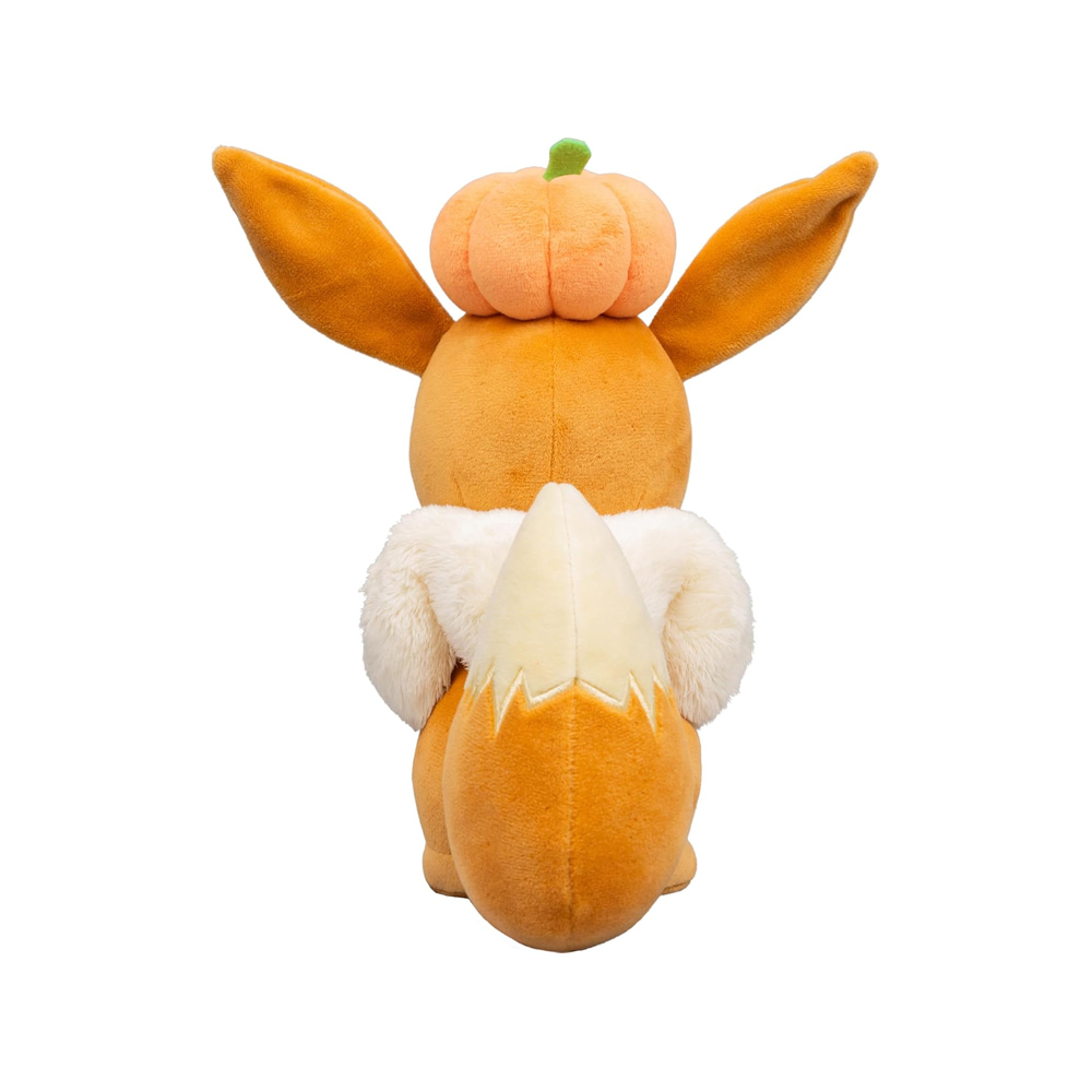 POKEMON PELUCHE EEVEE CON CALABAZA 21CM EXCLUSIVO - 3