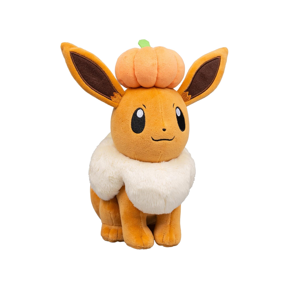 POKEMON PELUCHE EEVEE CON CALABAZA 21CM EXCLUSIVO - 4