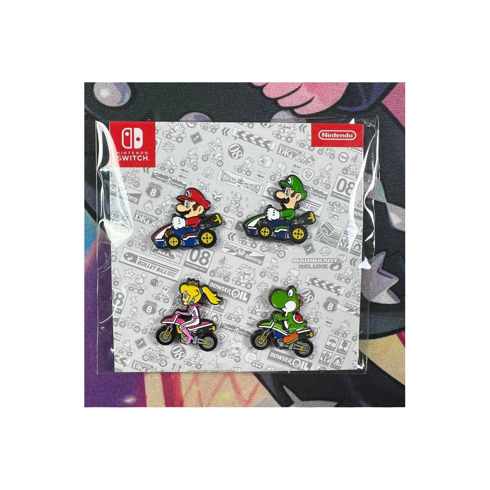 MARIO KART 8 DELUXE ENAMEL PIN EXCLUSIVO SET - 2