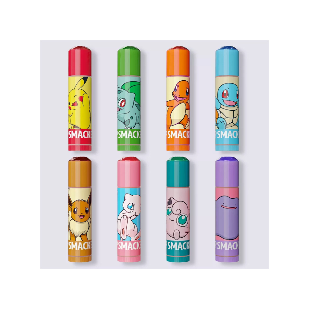 BALSAMO LABIAL LIP SMACKER 8 UNIDADES POKEMON TARGET - 2