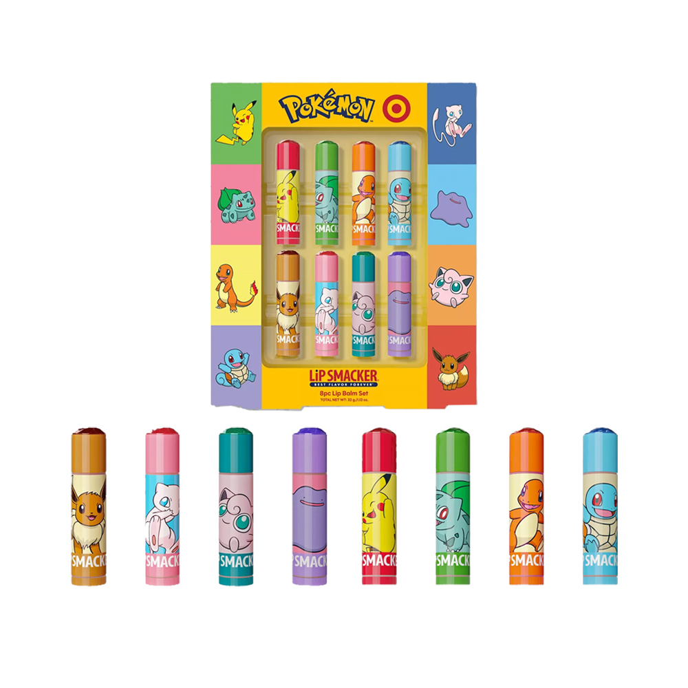 BALSAMO LABIAL LIP SMACKER 8 UNIDADES POKEMON TARGET - 4