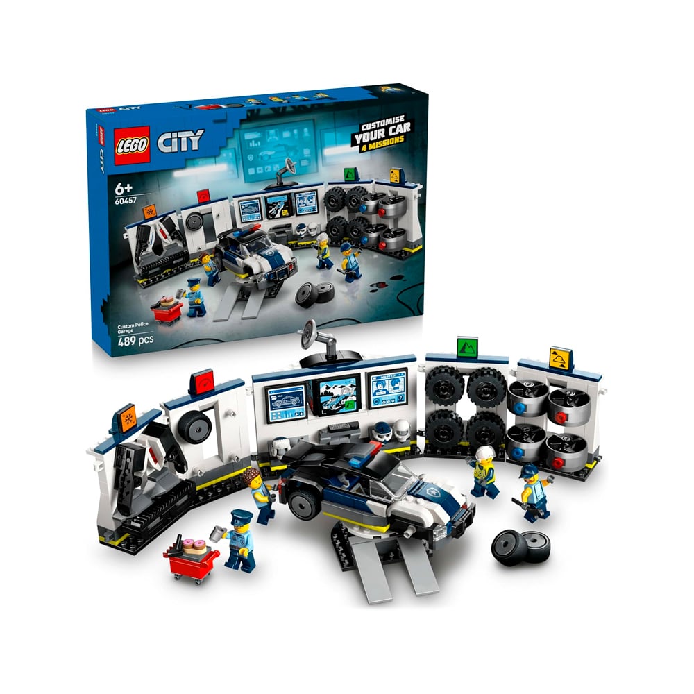 LEGO CITY CUSTOM POLICE CAR GARAGE 60457 - 1