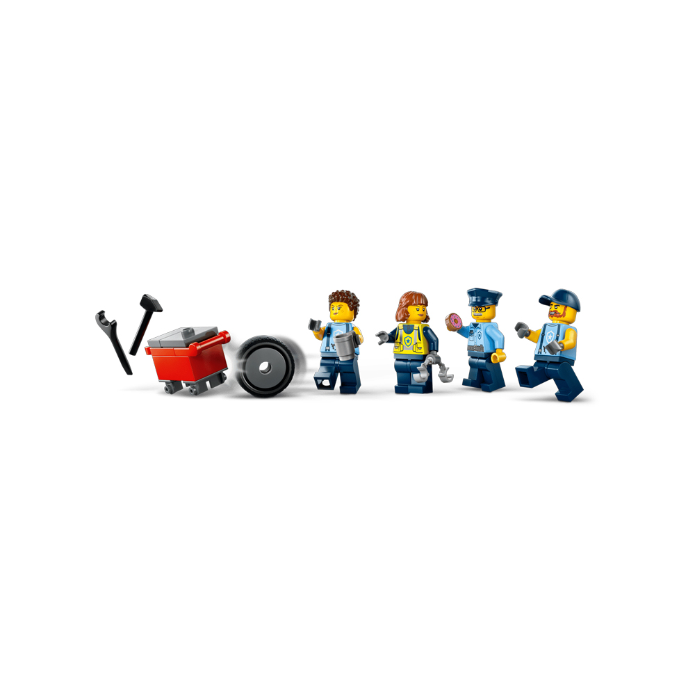 LEGO CITY CUSTOM POLICE CAR GARAGE 60457 - 3