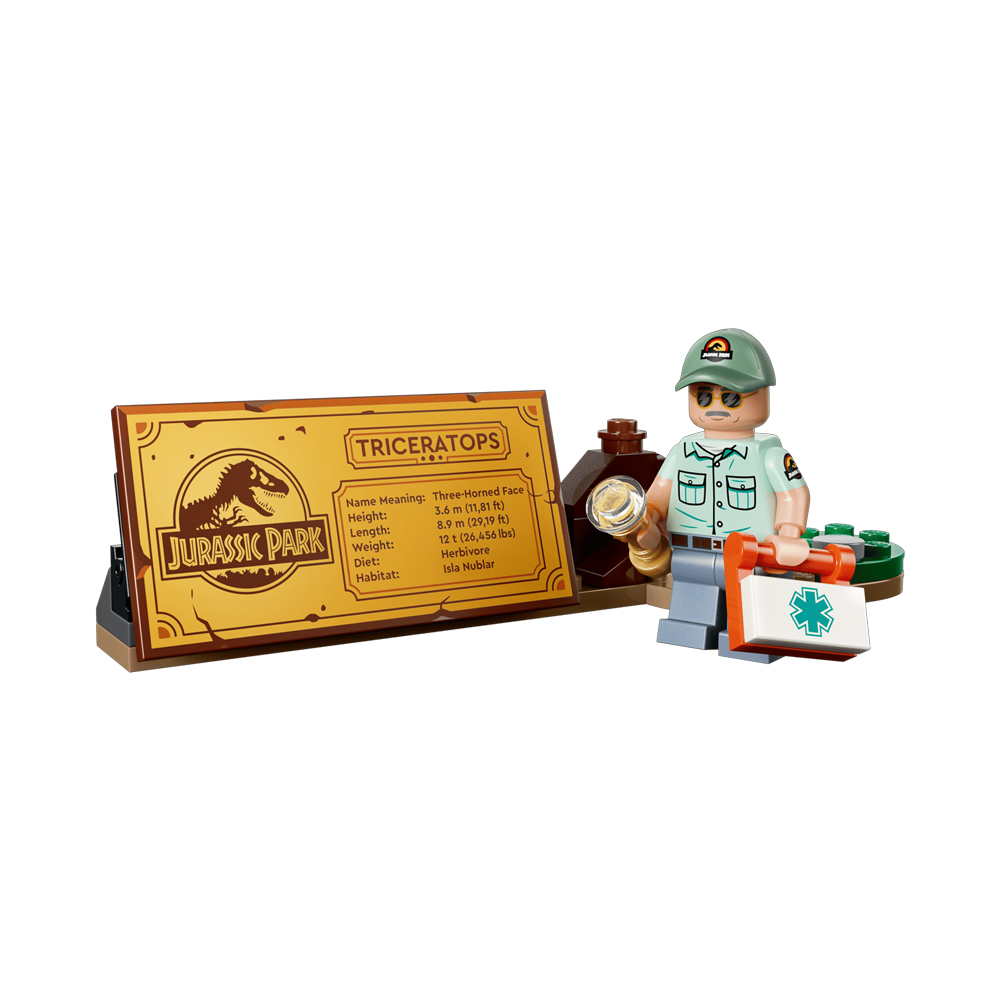LEGO JURASSIC WORLD DINOSAUR FOSSILS TRICERATOPS 77985 - 5