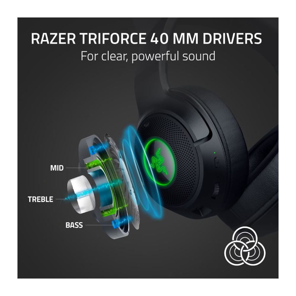 RAZER KRAKEN KITTY V2 WIRELESS BLUETOOTH GAMING HEADSET - 4