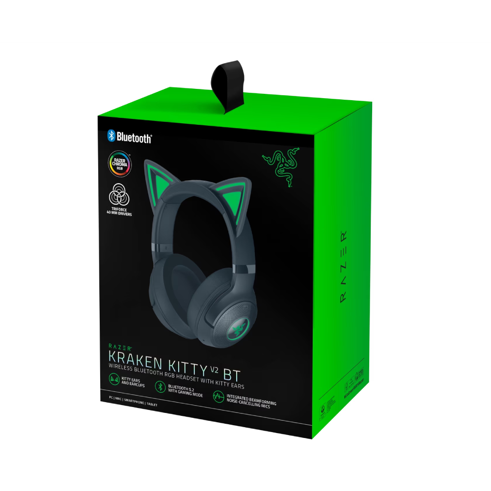 RAZER KRAKEN KITTY V2 WIRELESS BLUETOOTH GAMING HEADSET - 6