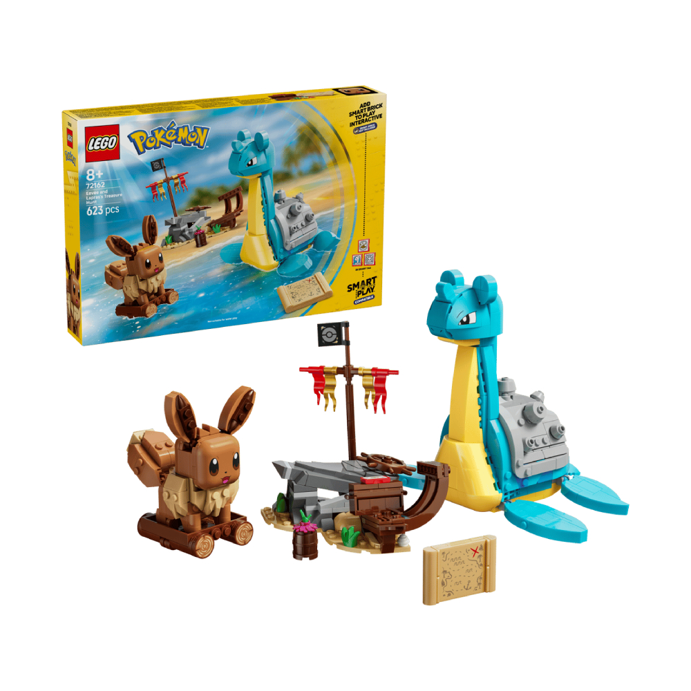 LEGO POKEMON SMART PLAY EEVEE AND LAPRAS TREASURE HUNT 72162 - 1