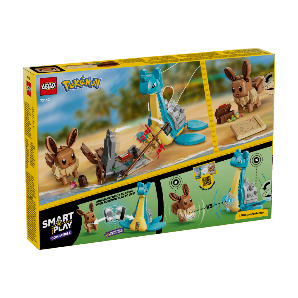 LEGO POKEMON SMART PLAY EEVEE AND LAPRAS TREASURE HUNT 72162 - 5