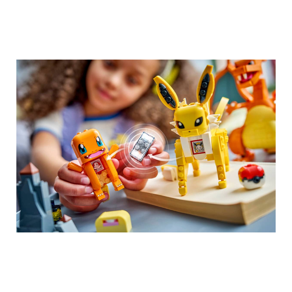 LEGO POKEMON CHARMANDER AND GEODUDE CAVERN CLASH 72157 - 3