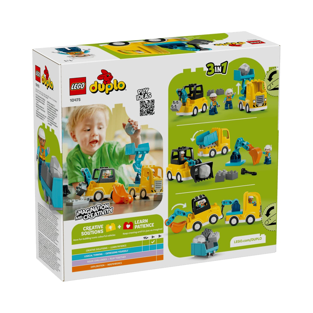LEGO DUPLO 3 IN 1 CONSTRUCTION VEHICLES SET 10475 - 5