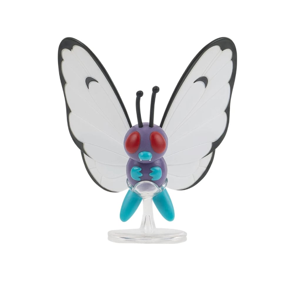 JAZWARES POKEMON BATTLE ACTION SET BUTTERFREE PAWNIARD EEVEE - 2