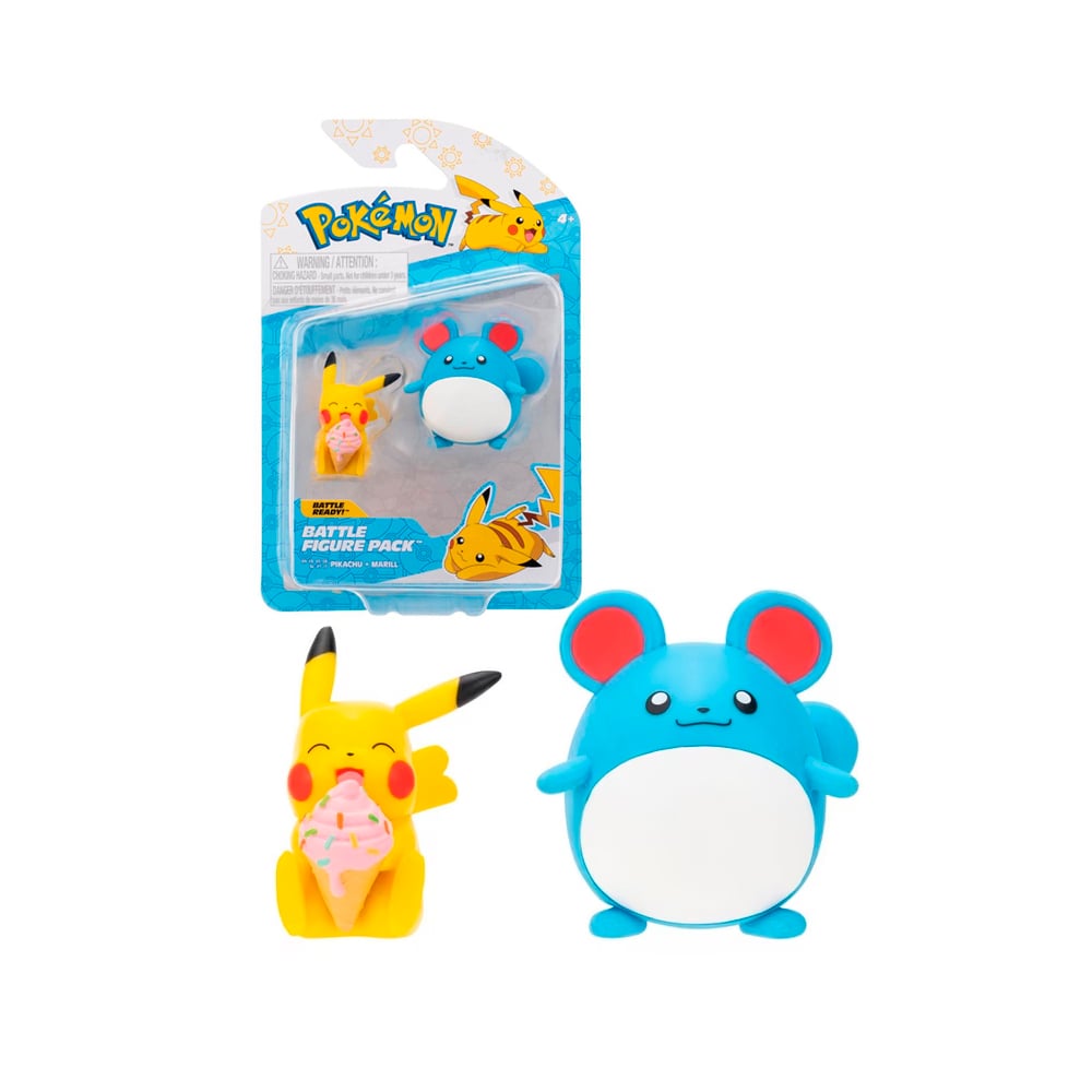 JAZWARES POKEMON MARILL AND PIKACHU EXCLUSIVO - 1