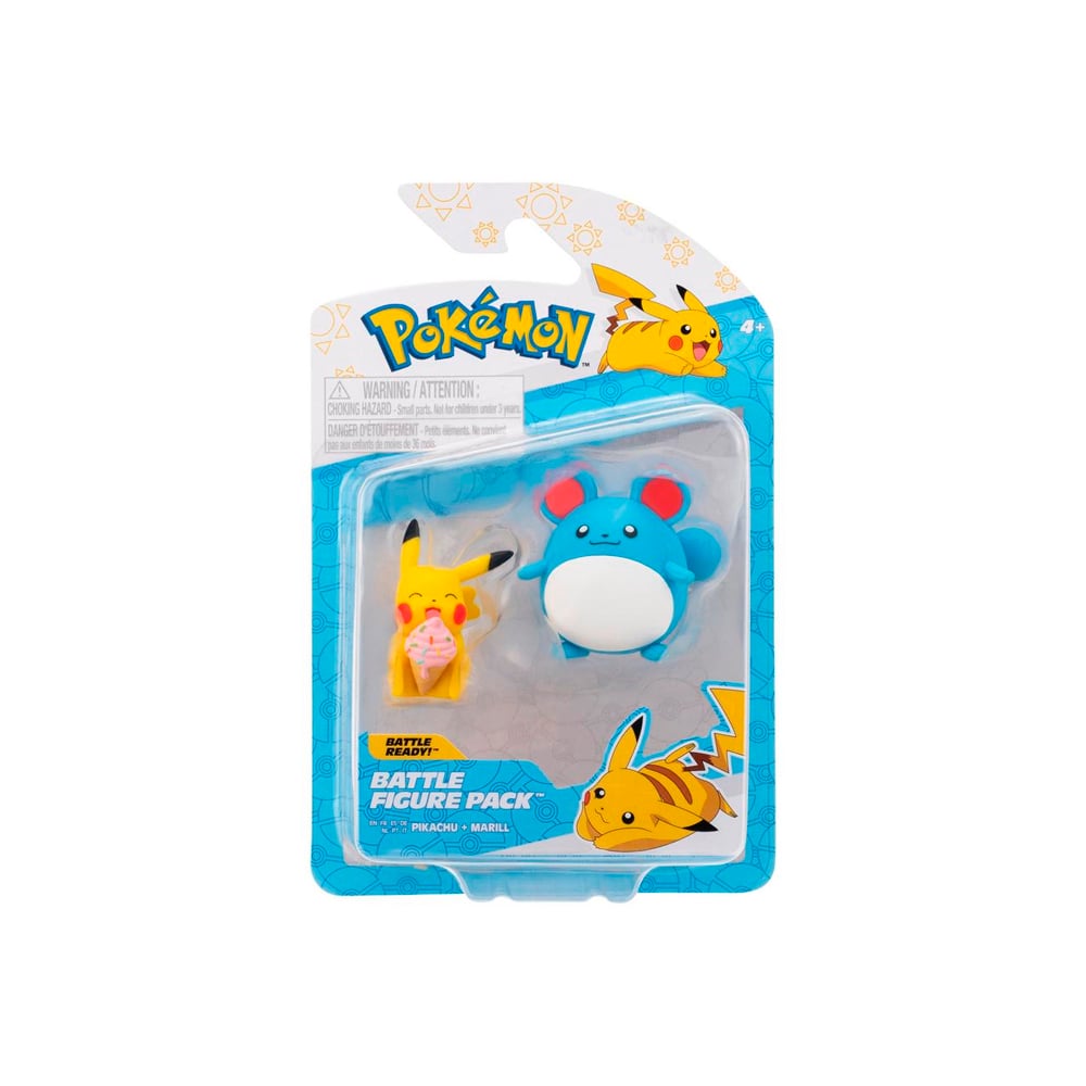 JAZWARES POKEMON MARILL AND PIKACHU EXCLUSIVO - 2