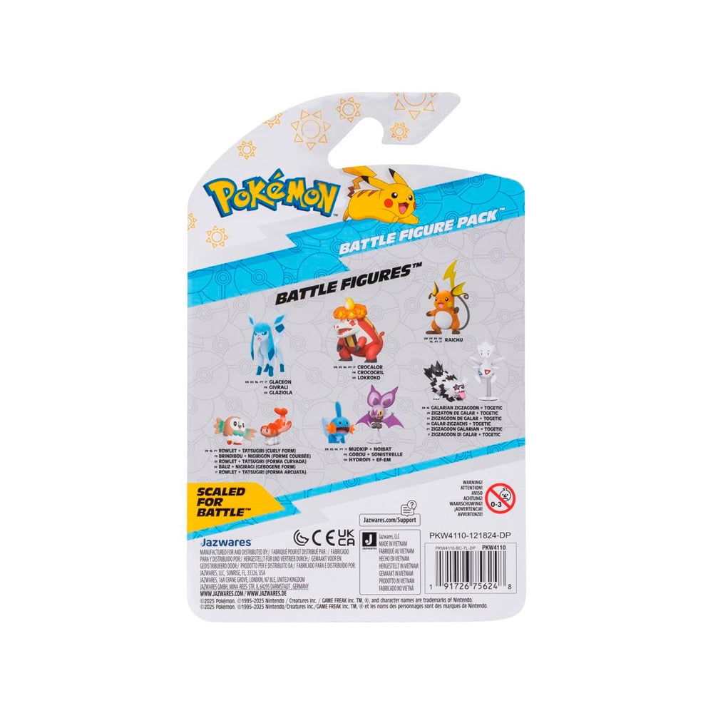 JAZWARES POKEMON MARILL AND PIKACHU EXCLUSIVO - 3