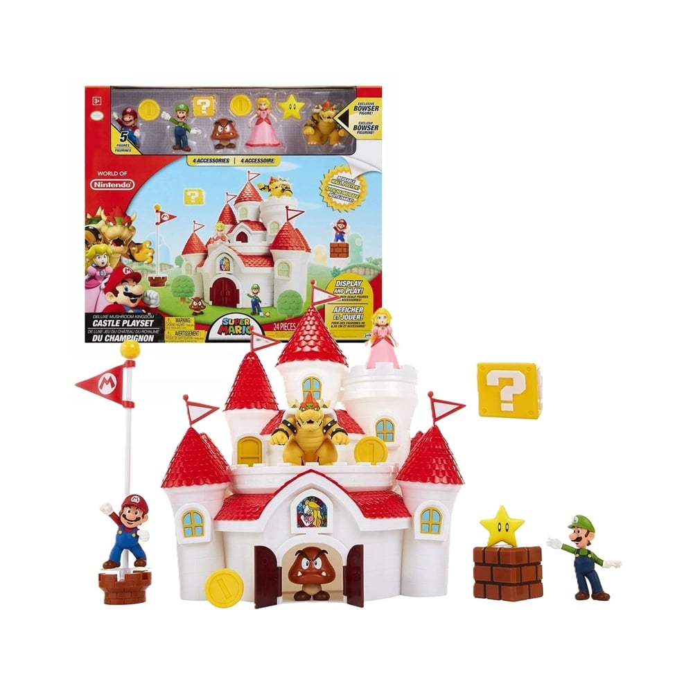 JAKKS PACIFIC SUPER MARIO BROS MUSHROOM KINGDOM CASTLE - 1