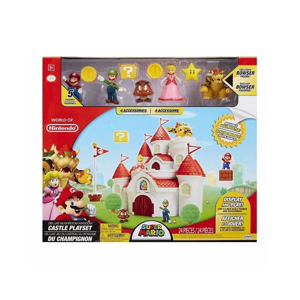 JAKKS PACIFIC SUPER MARIO BROS MUSHROOM KINGDOM CASTLE - 3