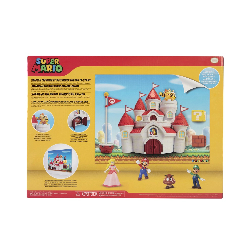 JAKKS PACIFIC SUPER MARIO BROS MUSHROOM KINGDOM CASTLE - 4