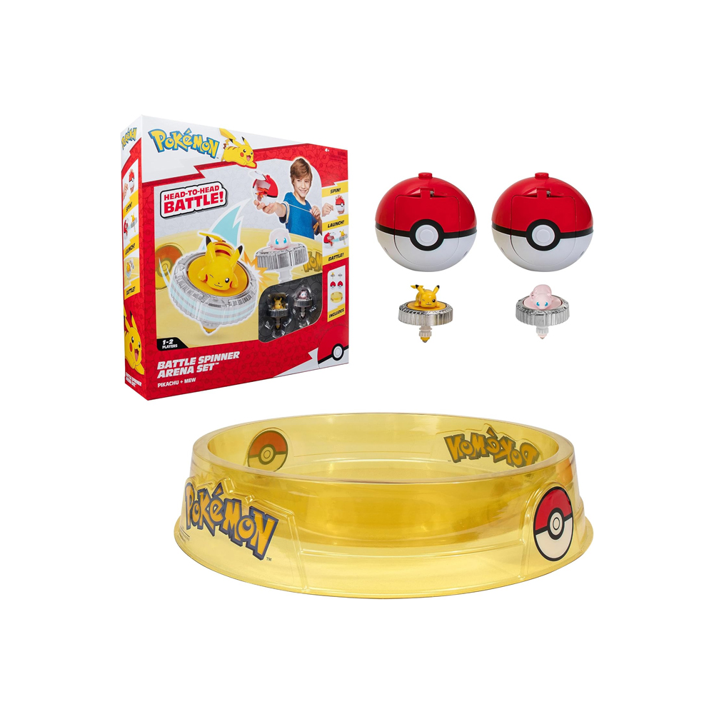 POKEMON BATTLE SPINNER ARENA SET 2 BATTLE SPINNERS - 1