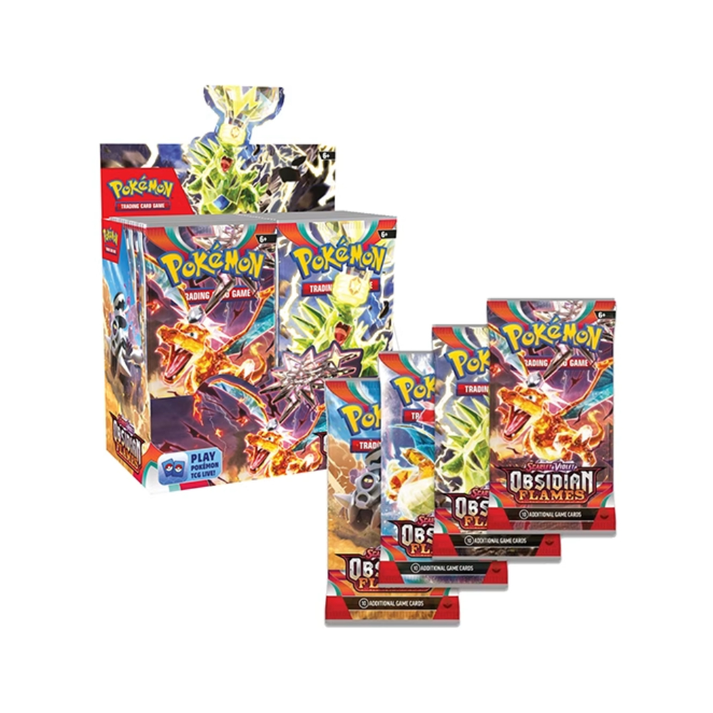 POKEMON TCG OBSIDIAN FLAMES BOOSTER BOX ESPAÑOL - 1